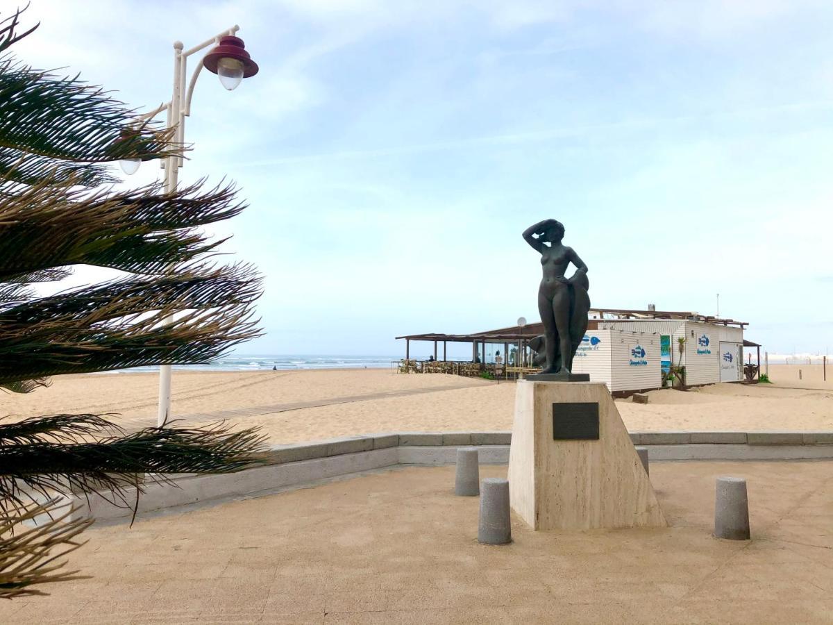 Gatu Loft Trip 1ª Linea De Playa, Wifi, Aire Acc Apartment Cadiz Luaran gambar